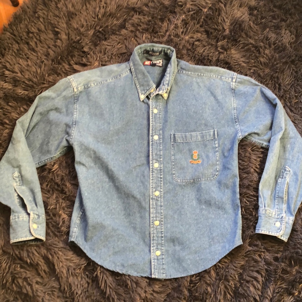 Vintage mens Chaps Ralph Lauren denim shirt